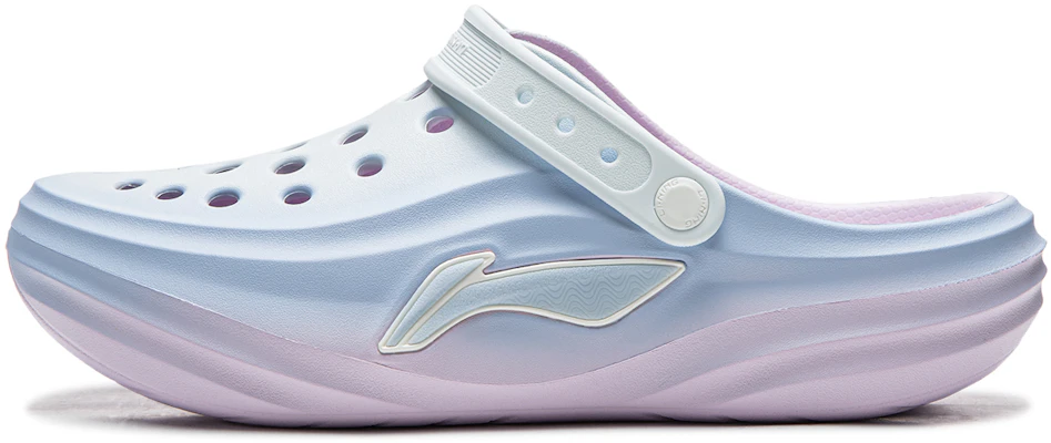 Li-Ning Soda Lightweight Comfy Breathable Slip-Resistant Clogs Blue Purple AGUW005-16 Buy Li-Ning Soda Lightweight Comfy Breathable Slip-Resistant Clogs Blue Purple AGUW005-16