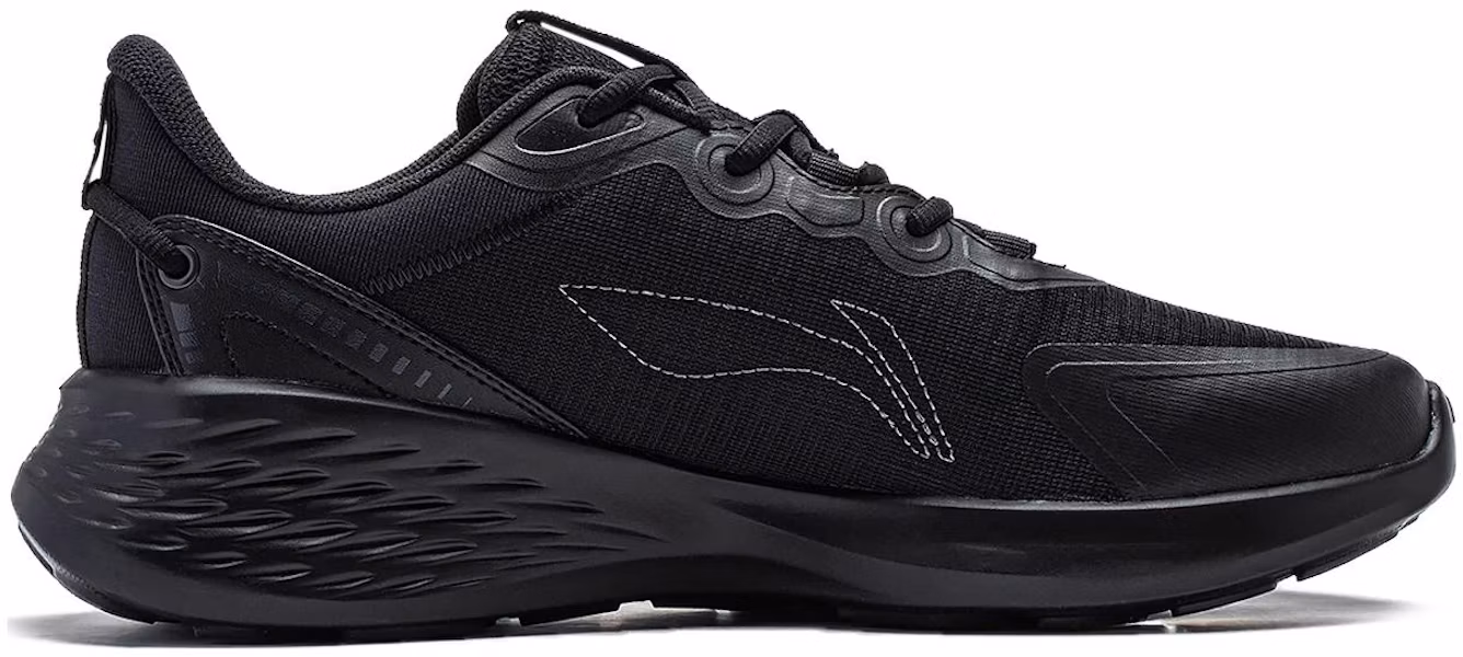 Li-Ning Soft ''Nero Basse Running Scarpe'' ARST047-5 Lookbook Li-Ning Soft ''Nero Basse Running Scarpe'' ARST047-5