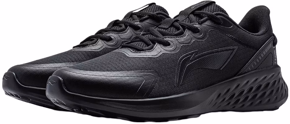 Li-Ning Soft ''Nero Basse Running Scarpe'' ARST047-5 Shop Li-Ning Soft ''Nero Basse Running Scarpe'' ARST047-5
