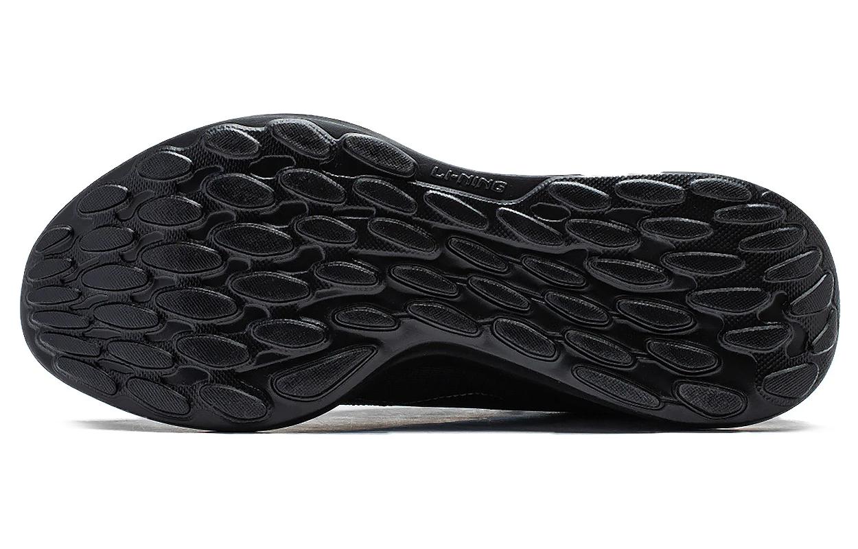 Cheap Li-Ning Soft ''Nero Basse Running Scarpe'' ARST047-5