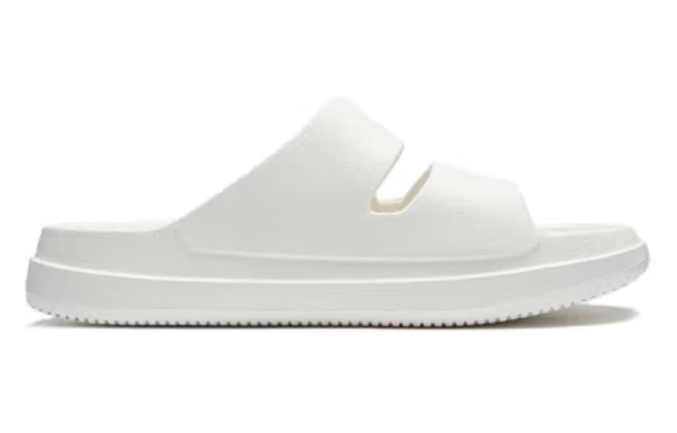 Order 李宁白色低跟无性别拖鞋 AGAU005-2