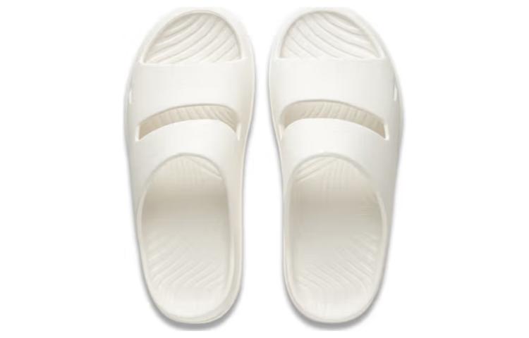 Lookbook 李宁白色低跟无性别拖鞋 AGAU005-2