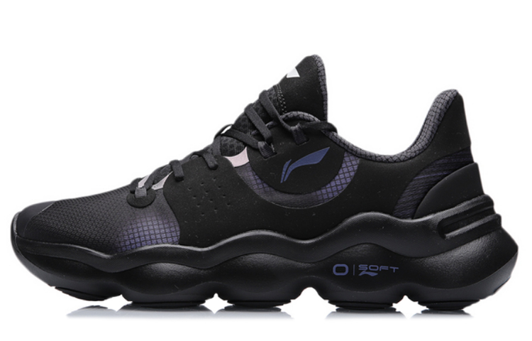 Li-Ning Soft Bubble Low 'Black Purple' ARHR005-2
