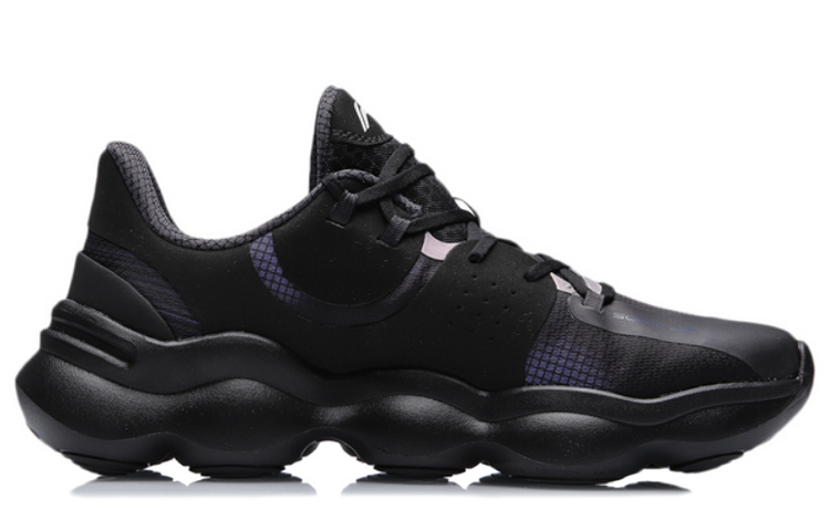 Order Li-Ning Soft Bubble Low 'Hitam Ungu' ARHR005-2