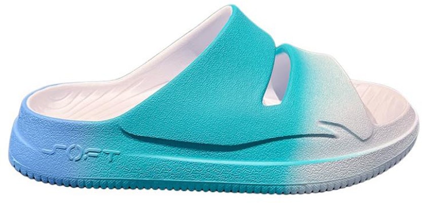 Li-Ning Soft Clap Slides 'White Blue' AGAU005-5 Order Li-Ning Soft Clap Slides 'White Blue' AGAU005-5