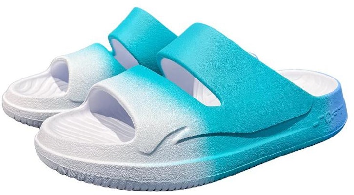 Li-Ning Soft Clap Slides 'White Blue' AGAU005-5 Lookbook Li-Ning Soft Clap Slides 'White Blue' AGAU005-5