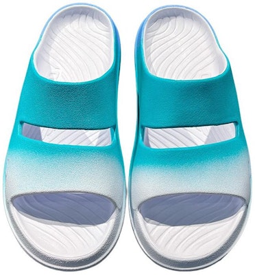 Li-Ning Soft Clap Slides 'White Blue' AGAU005-5 Shop Li-Ning Soft Clap Slides 'White Blue' AGAU005-5