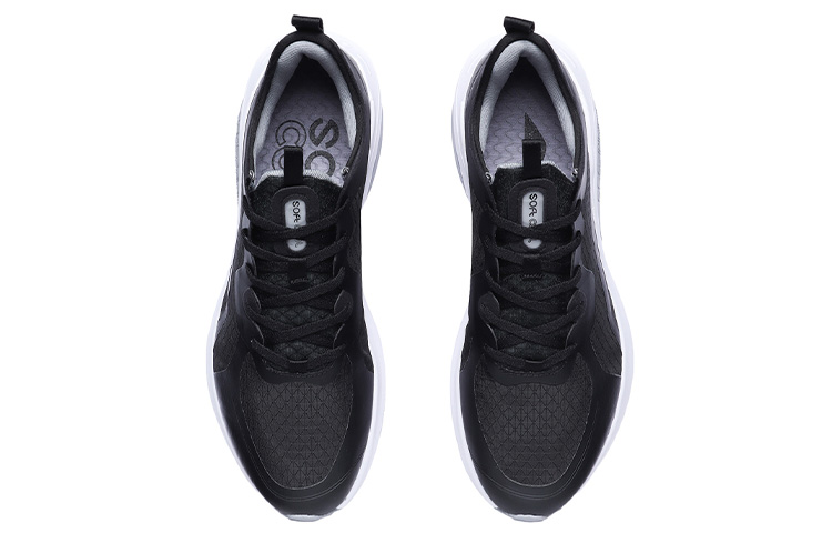 Shop 리닝 소프트 쿨 로우 '블랙 화이트' (Li-Ning Soft Cool Low 'Black White') ARHR045-2