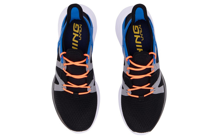 Shop Li-Ning Soft Element 'Black Blue Grey' ARHQ041-4