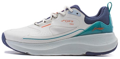Li-Ning Soft GO Low 'Comfort White Blue' AGLU011 Li-Ning Soft GO Low 'Comfort White Blue' AGLU011