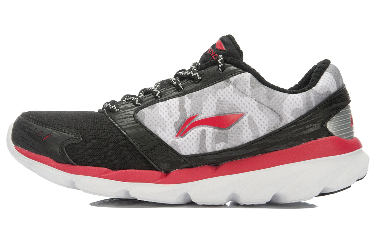 Li-Ning Soft Low Top Running 'Black Red' ARBK067-1