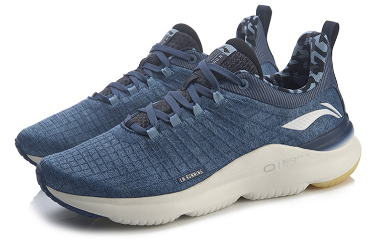 Lookbook Li-Ning Soft Plus 'Blue Shock-Absorbing Low-Top Runner' ARHQ149-2