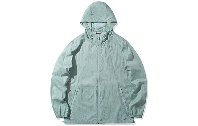Li-Ning Solid Color Green Hooded Sports Jacket AFDQ207-2