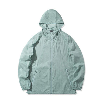 Li-Ning Solid Color Green Hooded Sports Jacket AFDQ207-2