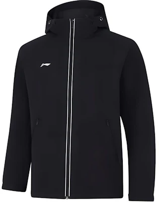 Li-Ning Solid Color Hooded Windbreaker Jacket Black AFDUA11-1 Buy Li-Ning Solid Color Hooded Windbreaker Jacket Black AFDUA11-1