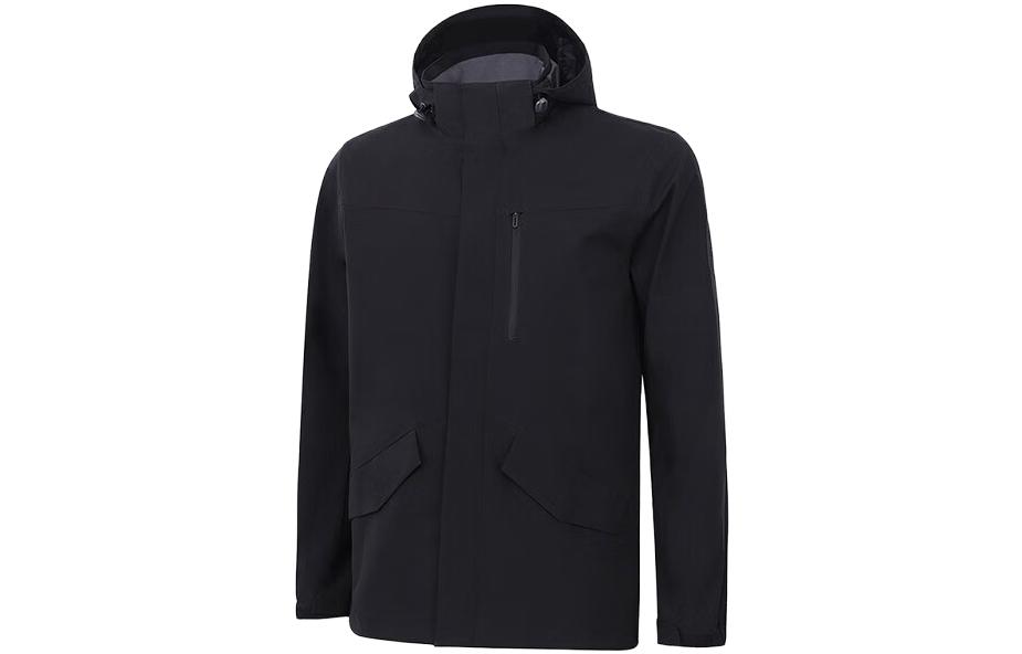 Li-Ning Solid Fitness Hoodie Water-Resistant Sports Jacket AFDT751-7