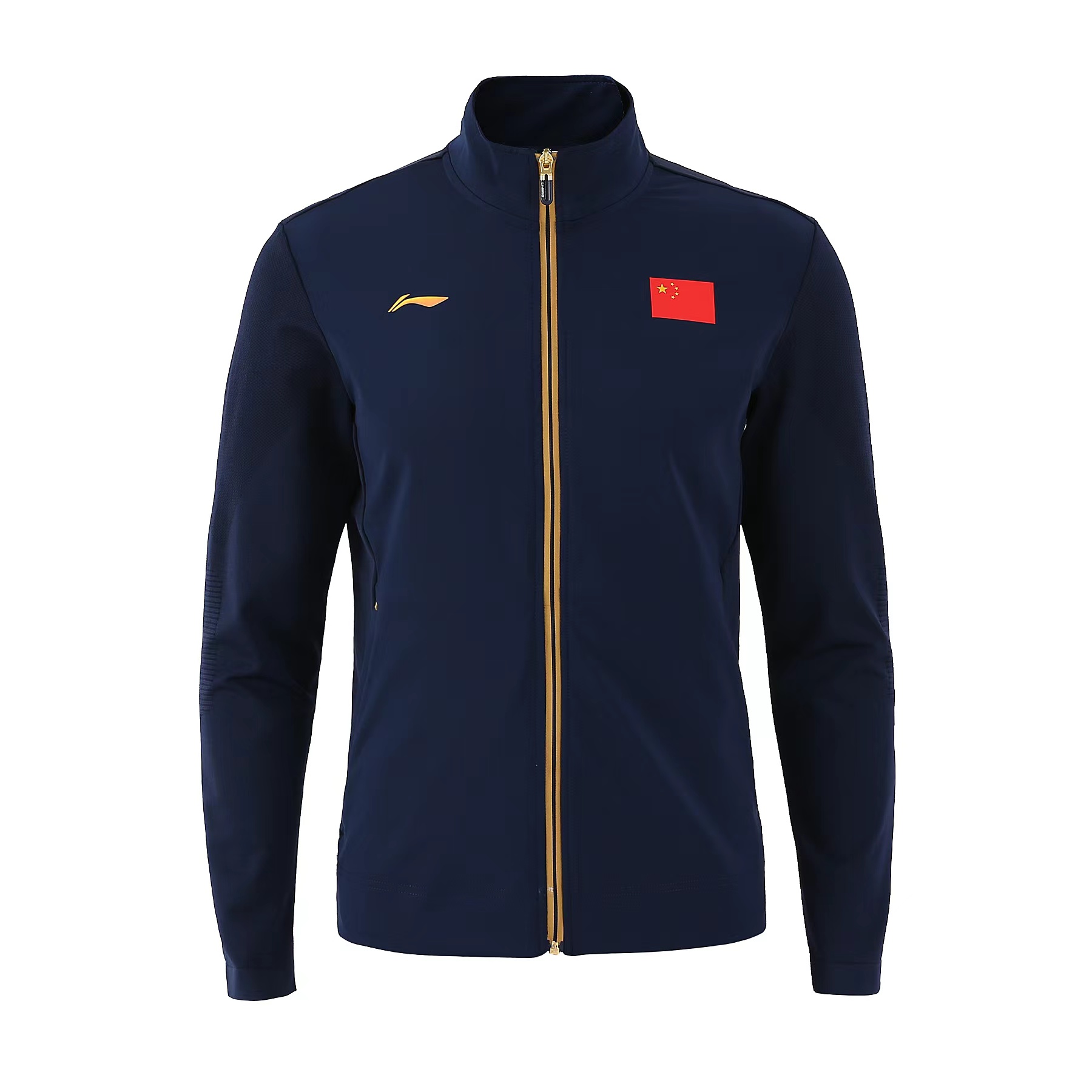 Li-Ning Solid Logo Zip-Up Hoodie Ink Blue AWDR521-1