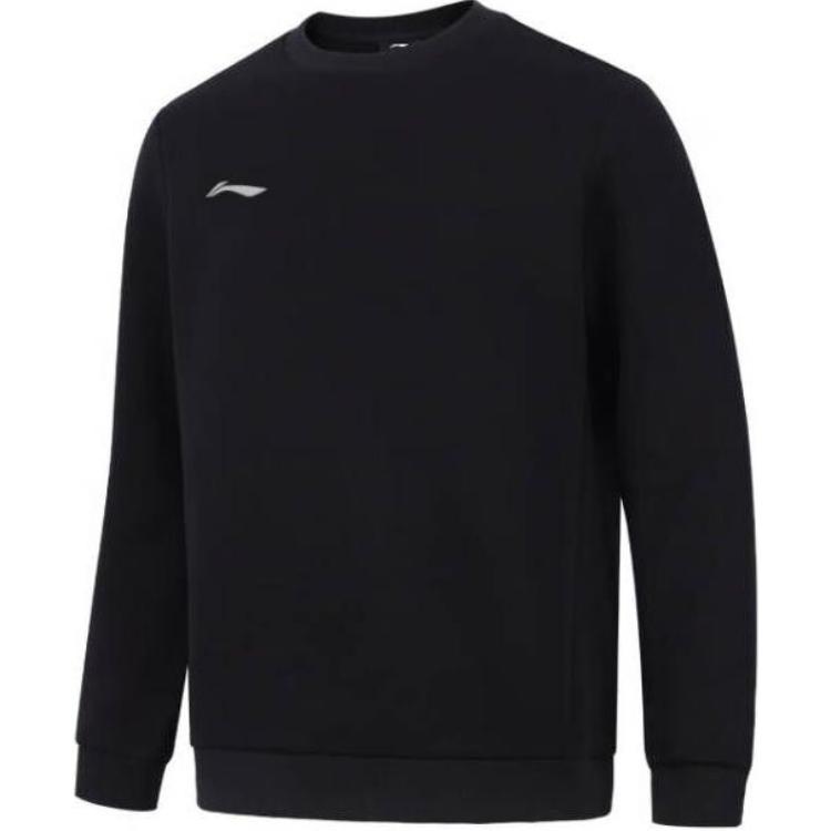 Li-Ning Solid Pullover Fitness Sweatshirt - Black AWDT985-1
