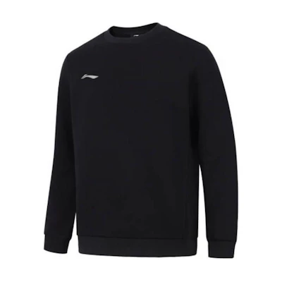 Li-Ning Solid Pullover Fitness Sweatshirt - Black AWDT985-1