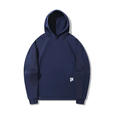 Li-Ning Solid Pullover Hoodie Ink Blue Color AWDT709-4