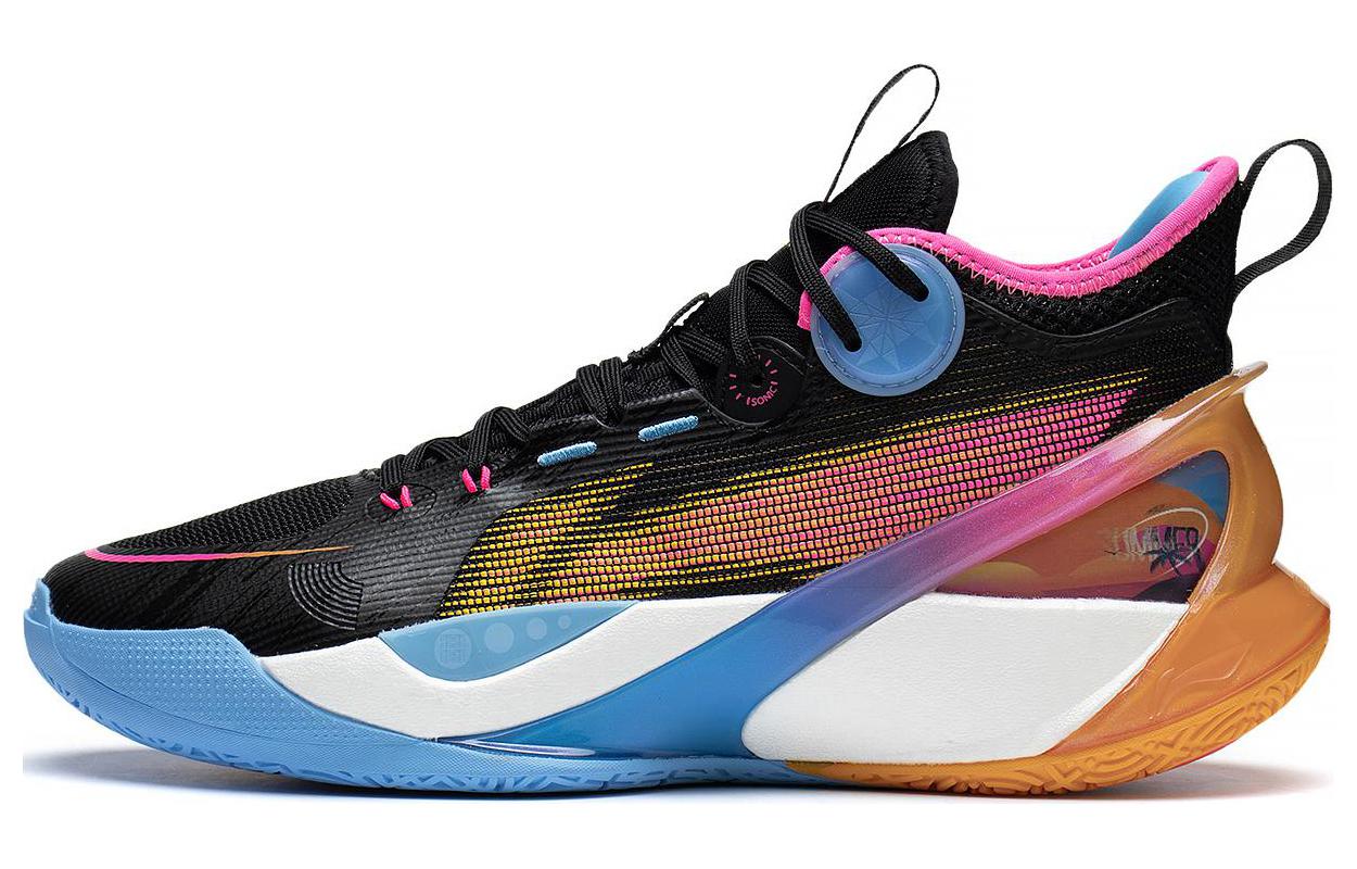 Li-Ning Sonic 10 Ultra Mid 'Black Blue Multi' ABAS145-5