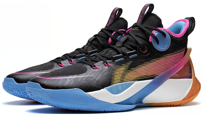 Li-Ning Sonic 10 Ultra Mid 'Black Blue Multi' ABAS145-5 Lookbook Li-Ning Sonic 10 Ultra Mid 'Black Blue Multi' ABAS145-5