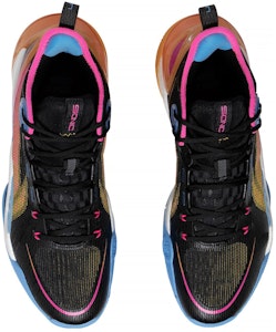 Li-Ning Sonic 10 Ultra Mid 'Hitam Biru Multi' ABAS145-5 Shop Li-Ning Sonic 10 Ultra Mid 'Hitam Biru Multi' ABAS145-5