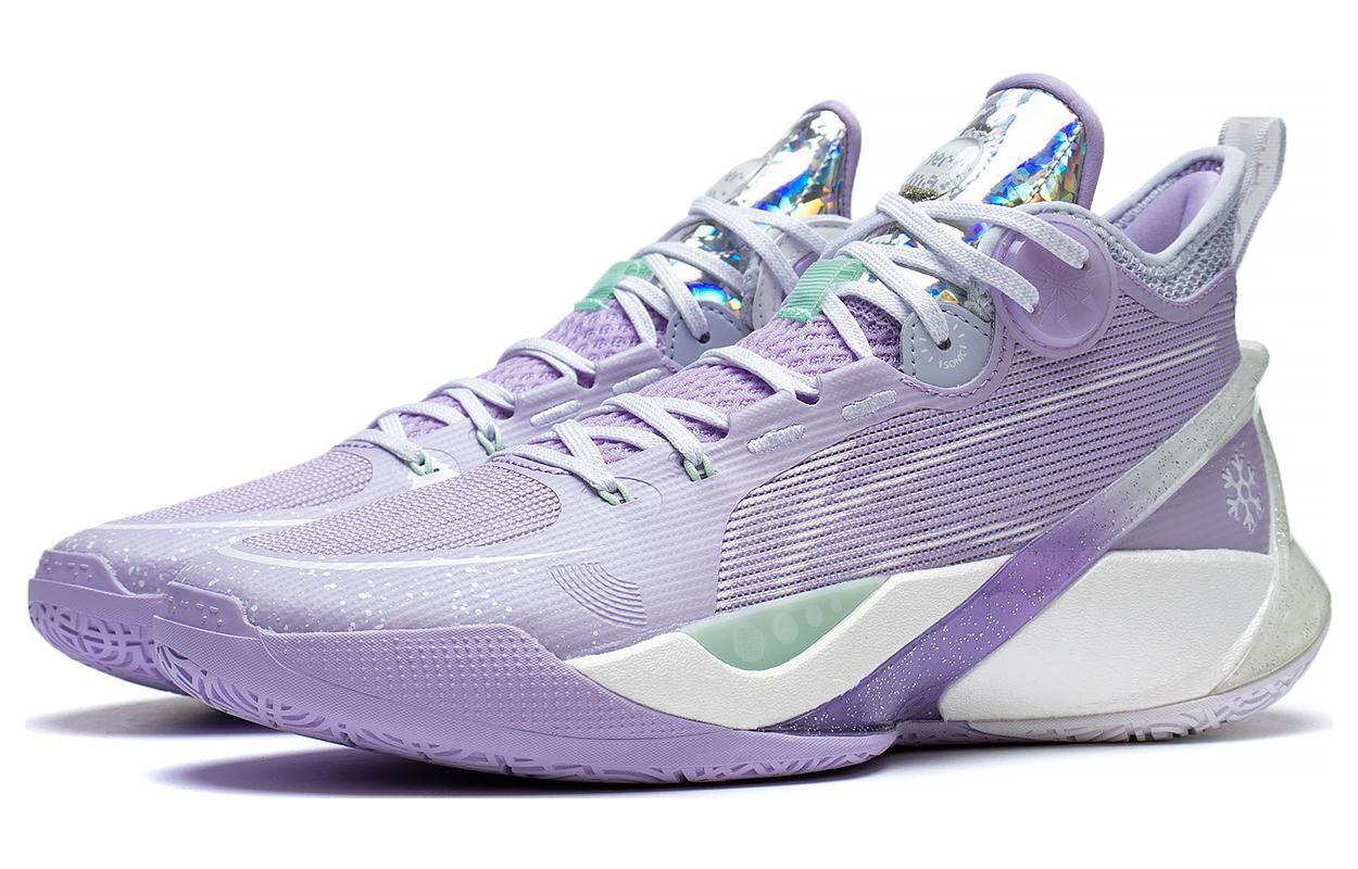 Lookbook ライトパープルホワイトのリーニンソニック10ウルトラミッドABAS145-6 ABAS145-6