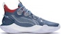 Li-Ning Sonic 10 Ultra Mid 'Navy Putih' ABAS145-7