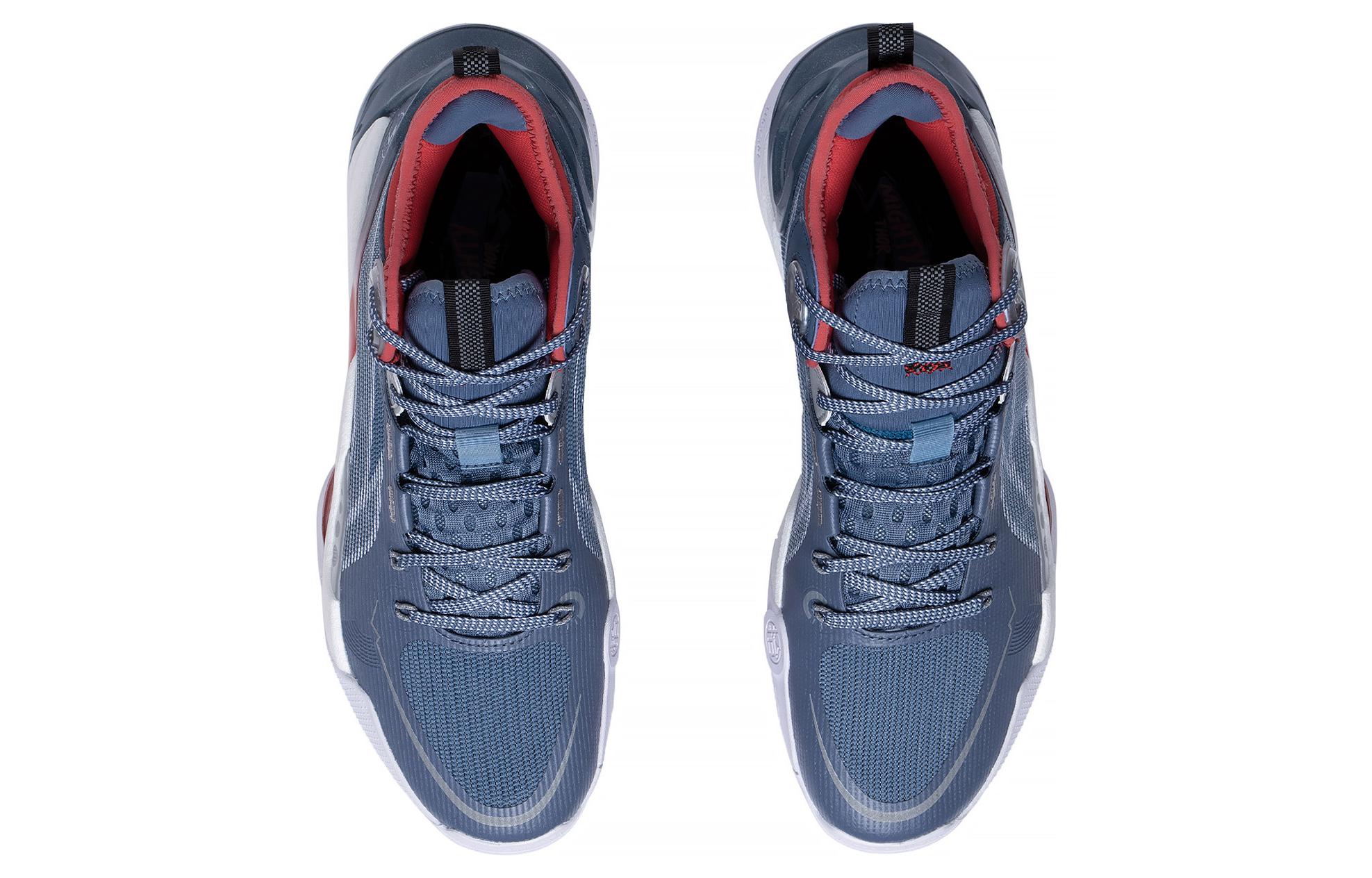 Shop 李寧 ソニック 10 ウルトラ ミッド 'ネイビー ホワイト' ABAS145-7 ABAS145-7