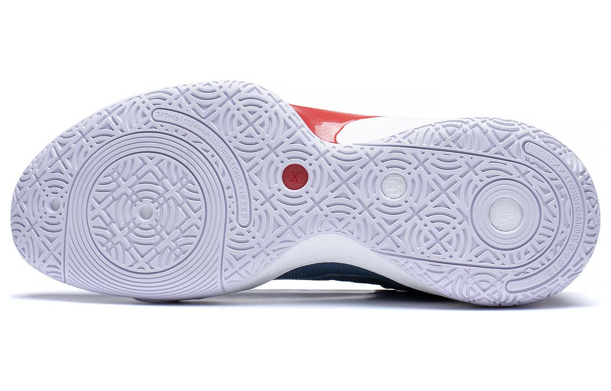 Sizing 李寧 ソニック 10 ウルトラ ミッド 'ネイビー ホワイト' ABAS145-7 ABAS145-7