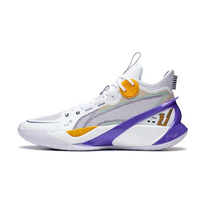 Li-Ning Sonic 10 Ultra Mid 'White Purple Yellow'