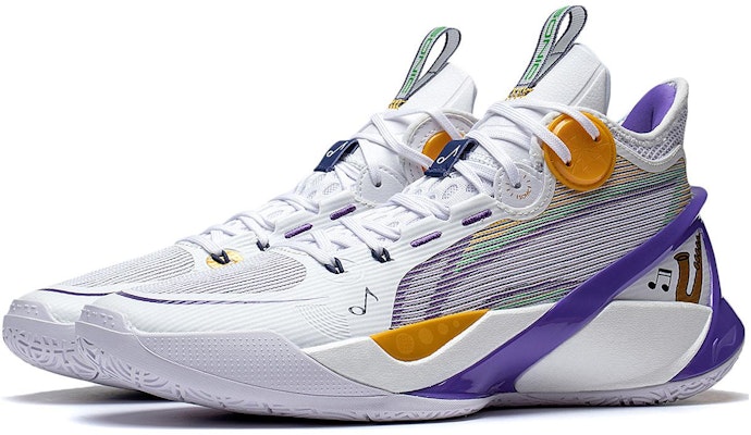 Li-Ning Sonic 10 Ultra Mid 'White Purple Yellow' ABAS145-4 Lookbook Li-Ning Sonic 10 Ultra Mid 'White Purple Yellow' ABAS145-4