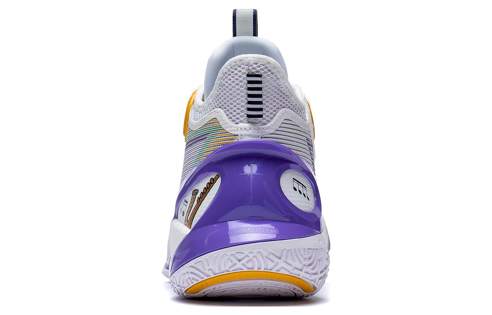 Details for Li-Ning Sonic 10 Ultra Mid 'Putih Ungu Kuning' ABAS145-4