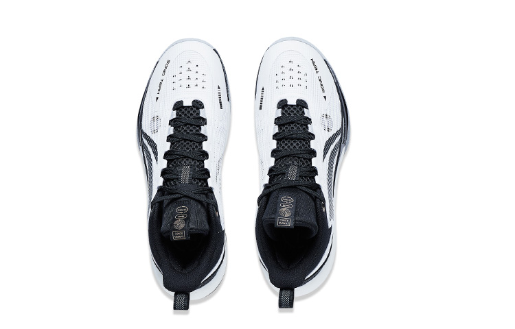 Lookbook 李寧 ソニック11 チーム 白黒 (Rīningu Sonikku 11 Chīmu Shirokuro) ABPT057-1