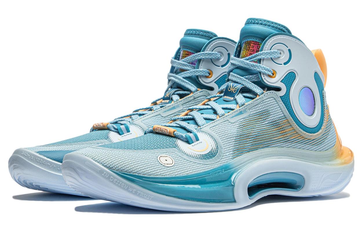 Lookbook Li-Ning Sonic 11 Ultra 'Azul Teal Amarillo' ABAT019-7