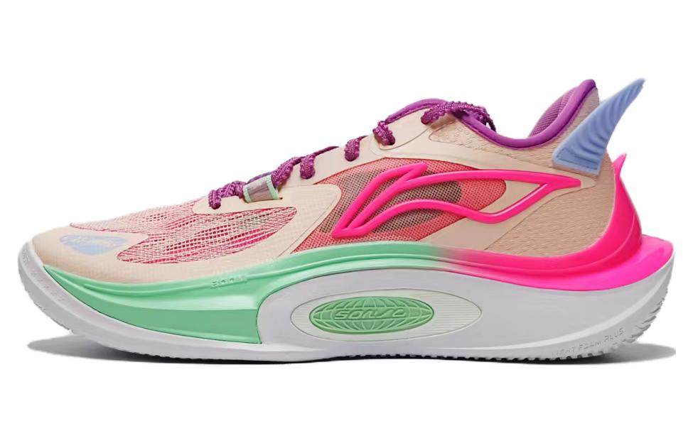 Buy 리닝 소닉 11 V2 '베이지 네온 핑크 민트' ABAT045-5