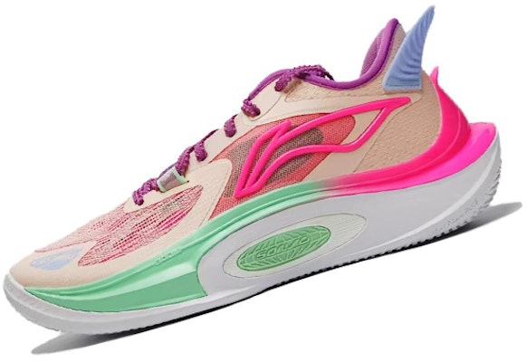 Li-Ning Sonic 11 V2 'Beige Neon Pink Mint' ABAT045-5 Lookbook Li-Ning Sonic 11 V2 'Beige Neon Pink Mint' ABAT045-5