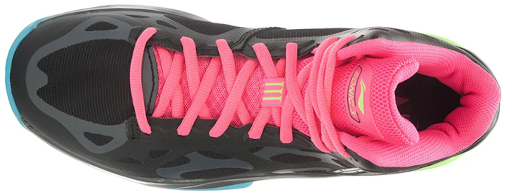 Li-Ning Sonic 3 ''Schwarz Rosa Grün'' ABAL031-4 Lookbook Li-Ning Sonic 3 ''Schwarz Rosa Grün'' ABAL031-4