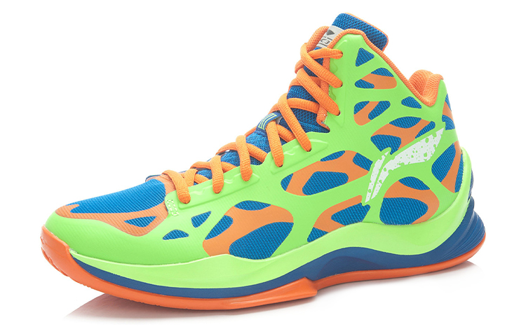 Order Li-Ning Sonic 3 BB Lite High ''Hellgrün Orange'' ABPK021-1