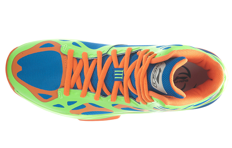 Lookbook Li-Ning Sonic 3 BB Lite High ''Hellgrün Orange'' ABPK021-1