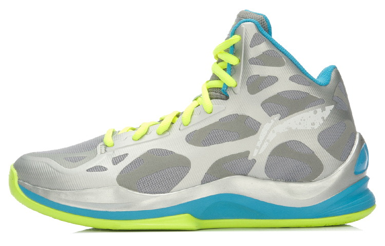 Li-Ning Sonic 3 High 'Grey Green Blue' ABAL031-1