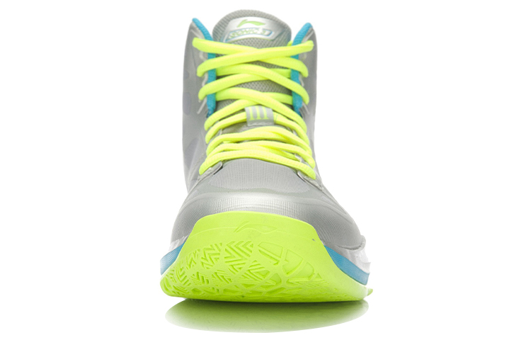 Shop Li-Ning Sonic 3 High ''Grau Grün Blau'' Sneakers ABAL031-1