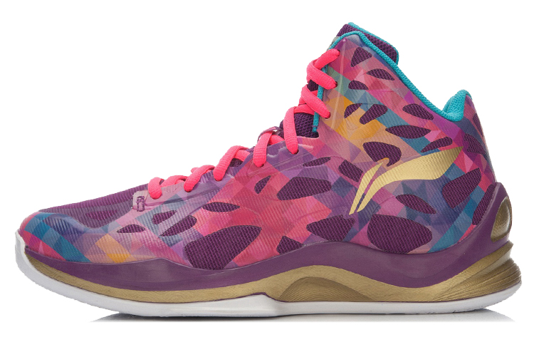 Li-Ning Sonic 3 High 'Purple Gold Pink' ABAL031-6