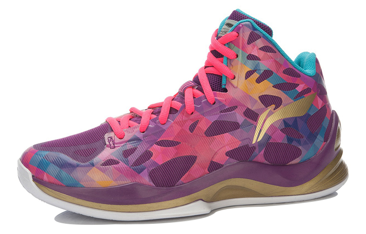 Order Li-Ning Sonic 3 High ''Lila Gold Rosa'' ABAL031-6