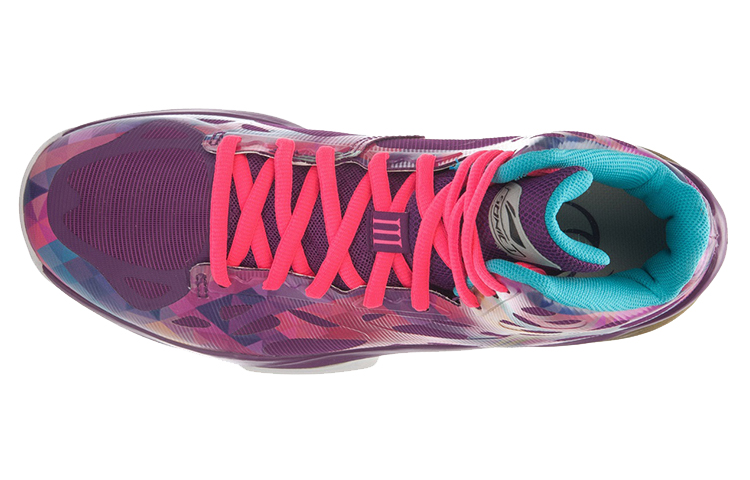 Lookbook Li-Ning Sonic 3 High ''Lila Gold Rosa'' ABAL031-6