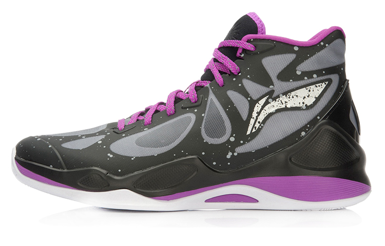 Li-Ning Sonic 4 'Grey Black Purple' ABPL011-6