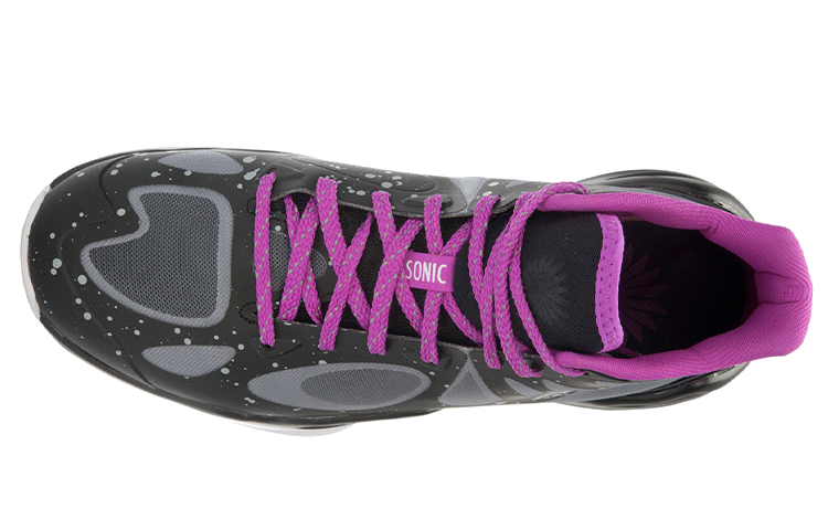 Lookbook 李宁 Sonic 4 '灰黑紫' 运动鞋 ABPL011-6