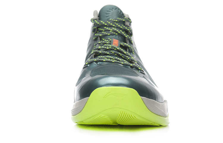 Shop LiNing李寧 音速4 減震 高筒 籃球鞋 男女款 灰綠