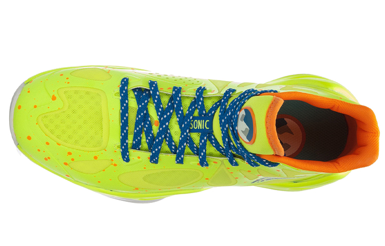 Lookbook Li-Ning Sonic 4 High ''Geel Blauw'' ABPL011-4